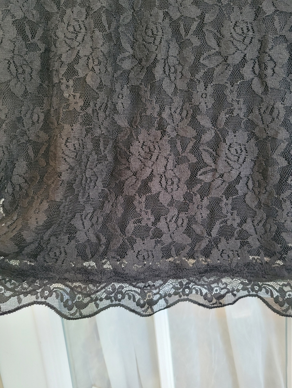 Maurices Black Lace Long Sleeve - Picture 3 of 8